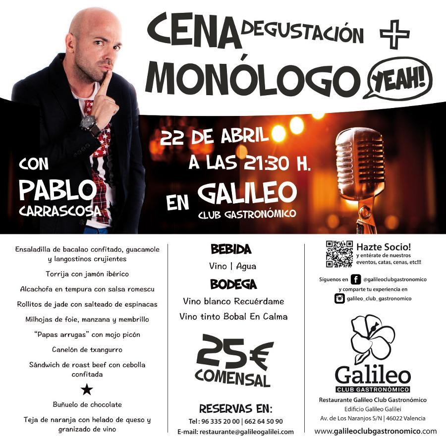 eventos-valencia-monologo-pablo-carrascosa- club-gastronomico-galileo